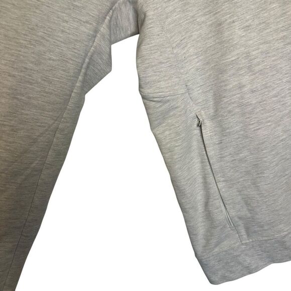 Lululemon City Sweat Full Zip Hoodie Heathered Ultra Light Grey Sea Salt Size L - Picture 6 of 10